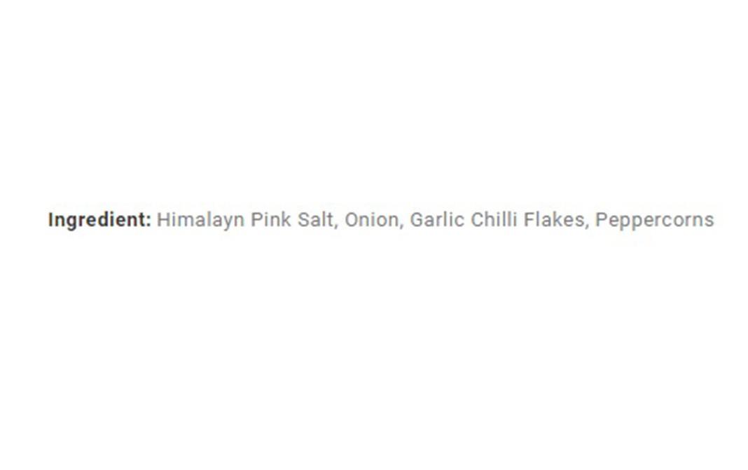 Artisan Palate All Natural Onion Garlic Chilli Pepper Himalayan Pink Salt   Bottle  150 grams